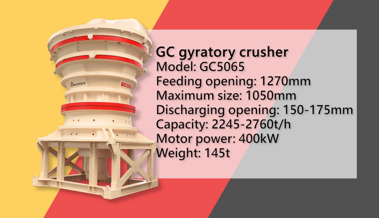 Introduction of GC5065 Gyratory Crusher