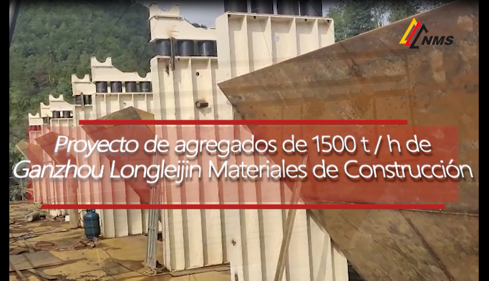 Proyecto de agregados de 1500 t/h de Ganzhou Longleijin Materiales de Construcción