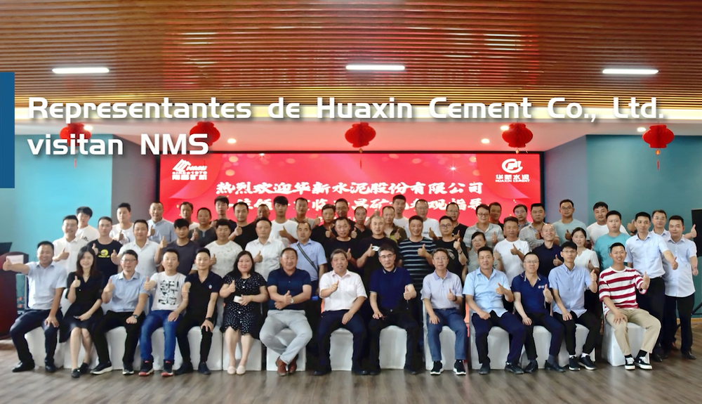 Representantes de Huaxin Cement Co., Ltd. visitan NMS