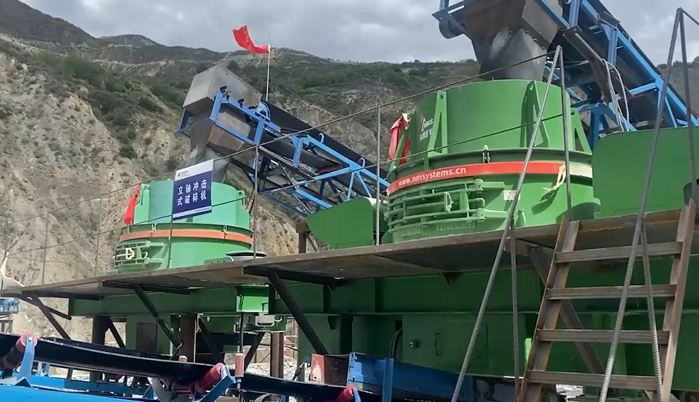 Proyecto de agregados para la central hidroeléctrica de Xulong en Yunnan