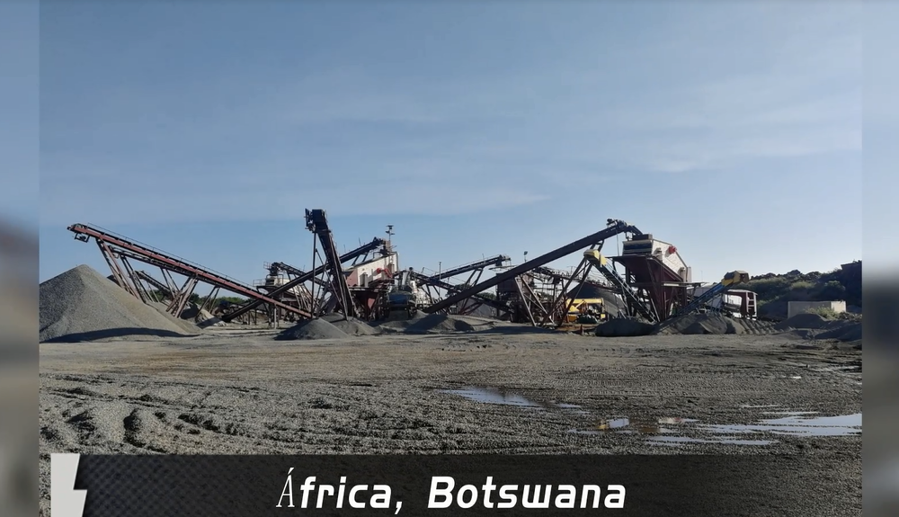 Proyecto de agregados de 200 t/h en Botswana