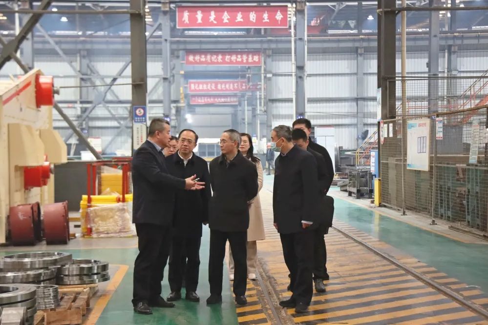 Lu Weiping, presidente de Nanchang CPPCC, visitó NMS para realizar una investigación