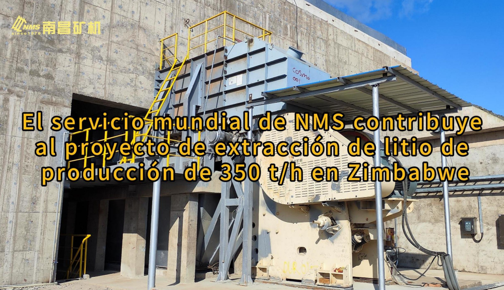 El servicio mundial de NMS contribuye al proyecto de extracción de litio de producción de 350 t/h en Zimbabwe