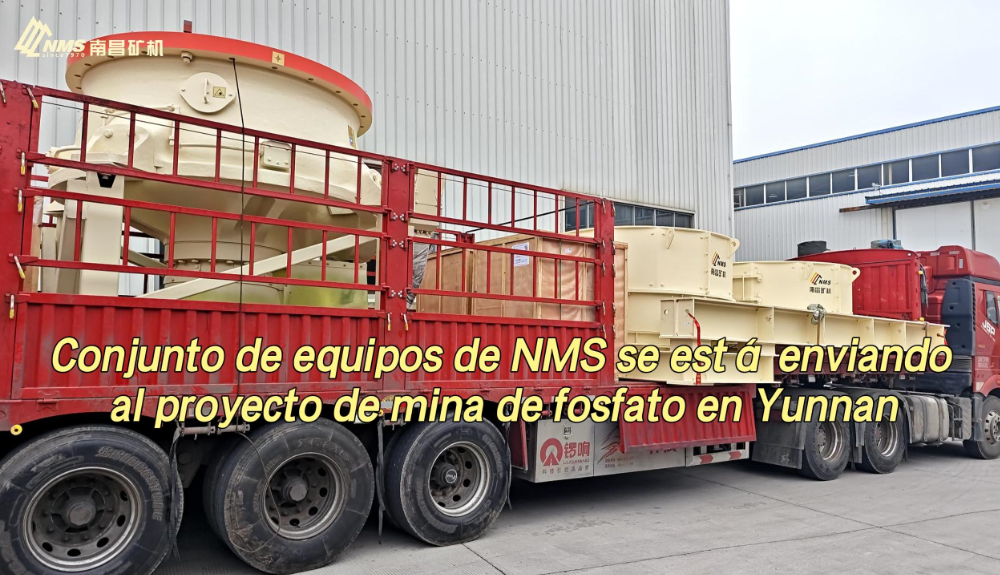 Conjunto de equipos de NMS se está enviando al proyecto de mina de fosfato en Yunnan