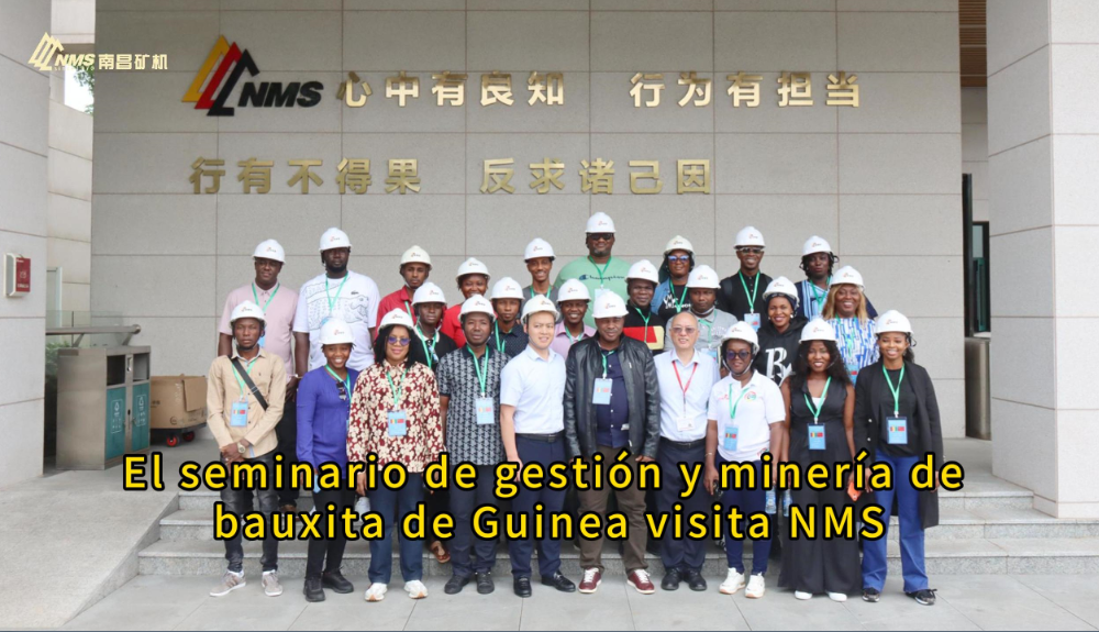 El seminario de gestión y minería de bauxita de Guinea visita NMS