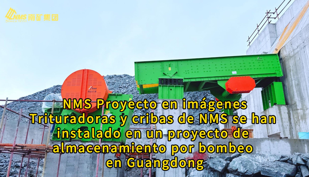Equipos completos de trituración y cribado de NMS se han instalado con éxito en un proyecto de almacenamiento por bombeo en Guangdong